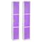 Adiroffice 12 in W, 12 in D, 72 in H, Steel ADI629-203-PUR-2PK - alternate 1